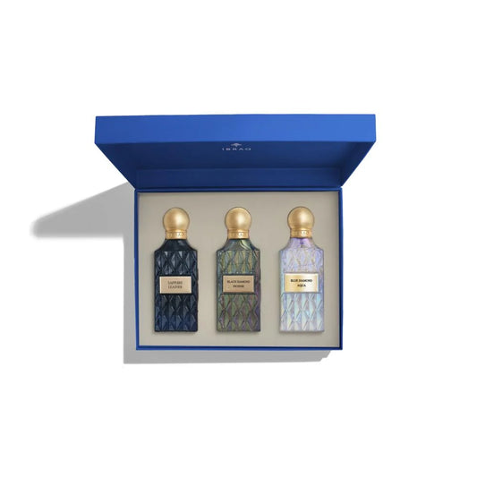 Ibraheem Al Qurashi Coffret Diamond Blue Box 2 – 3 x 75 ml Eau de Parfum Mixte