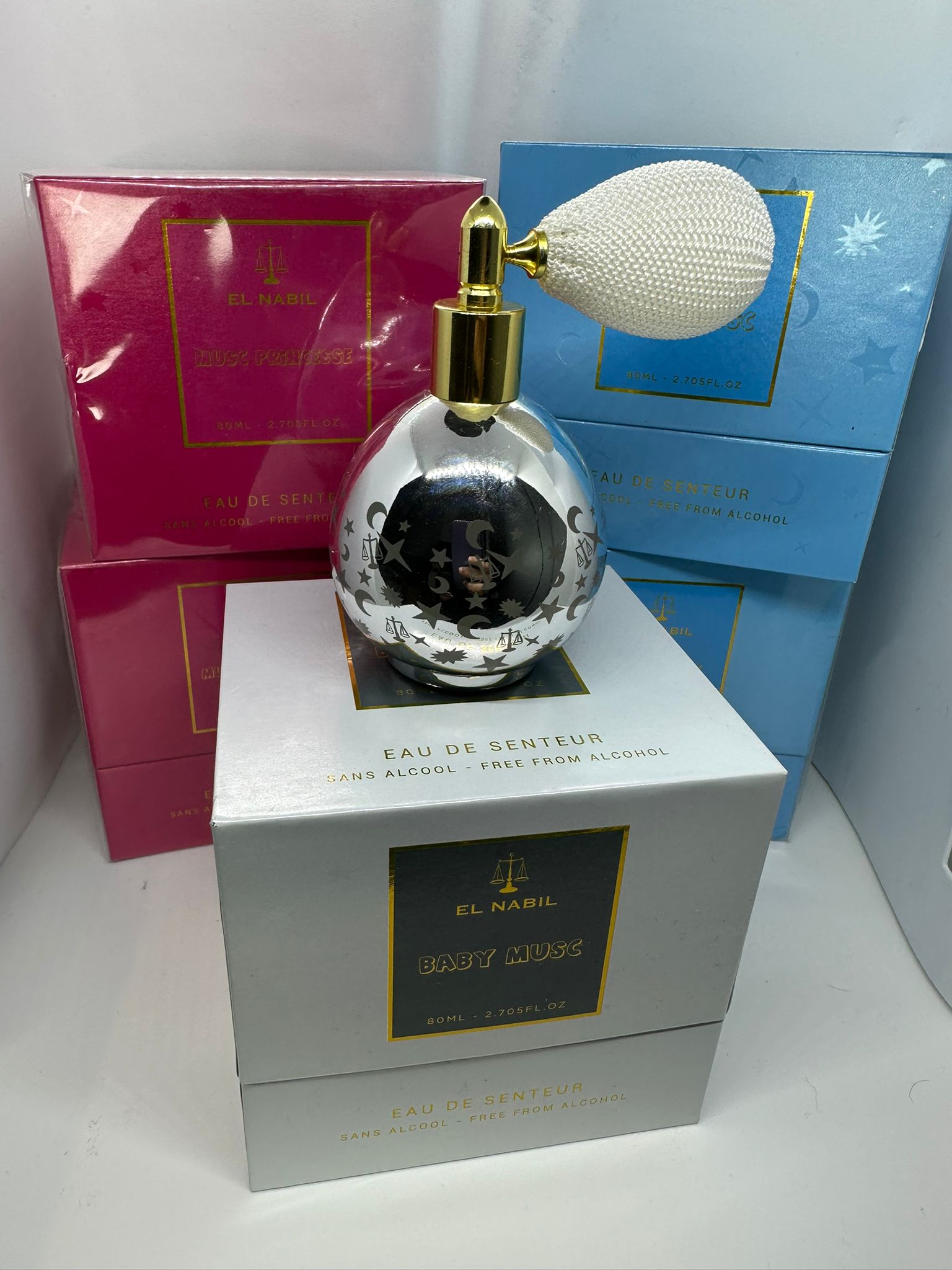 El Nabil – Eau de Senteur Bébé (Parfum sans alcool)  5 Parfums au Choix